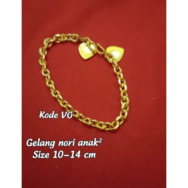 gelang nori anak sepuhan ems24k imitasi