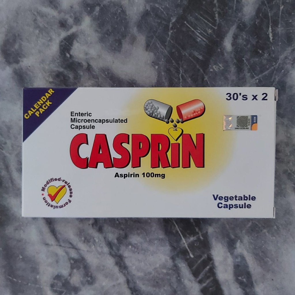 Casprin Aspirin 100mg 60 kapsul