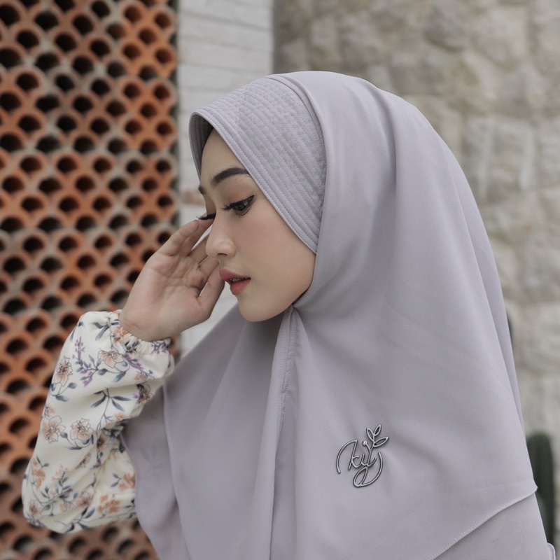 Koyu Hijab Instan Khimar Armani Premium Aurum