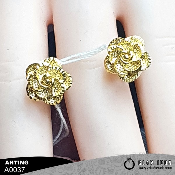 Anting Tusuk Dubai Rose style A0037