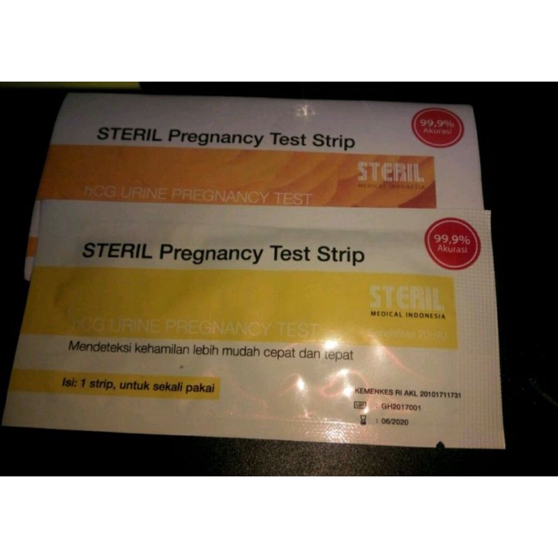 Tespek Tes Kehamilan Steril Urine Pregnancy test Strip Sekali pakai deteksi hamil dini