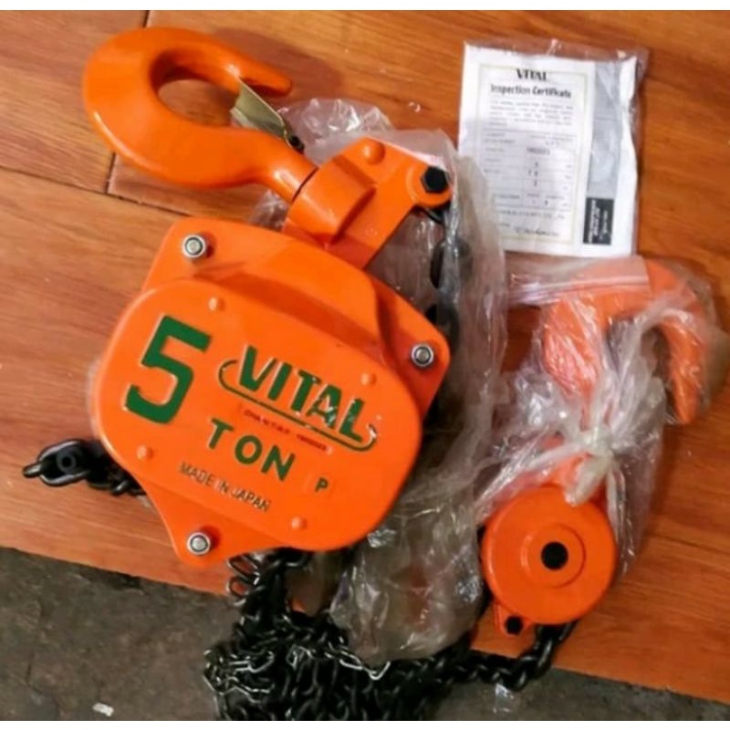 VITAL chain block 5 ton x 3 meter katrol VP5-50