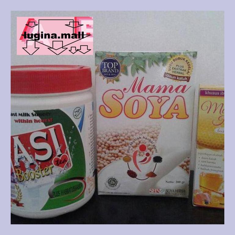 

Lugeypsum Paket Pelancar Asi (Mama Soya, Mama Honey & Asi Booster Tea) S30Luu