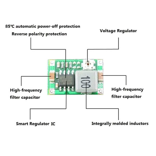 Module LM2596 Micro DC Buck Step Down Converter Regulator Mini 360 MP2307 3A