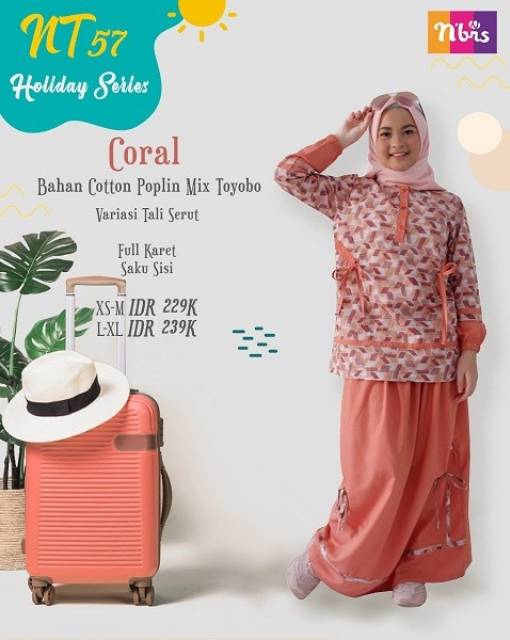 NBRS TEEN NT 57 Nibras Setelan Remaja NT 057 Baju Setelan Fashion Muslim