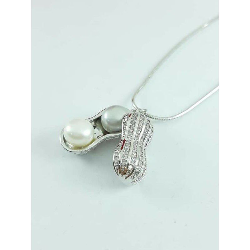 Kalung mutiara Lombok model kacang