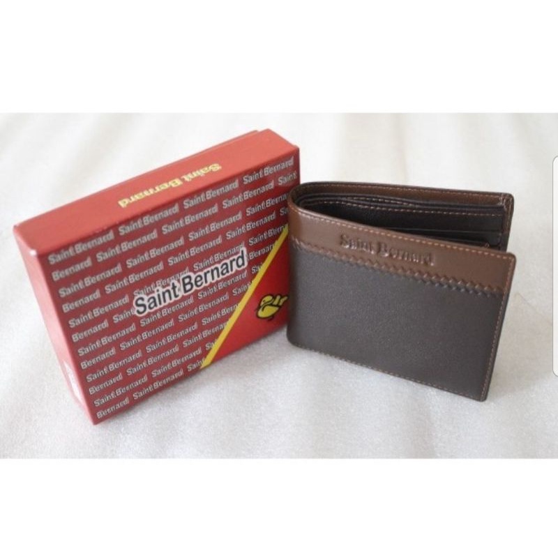 DOMPET PRIA KULIT SAINT BERNARD KEKINIAN
