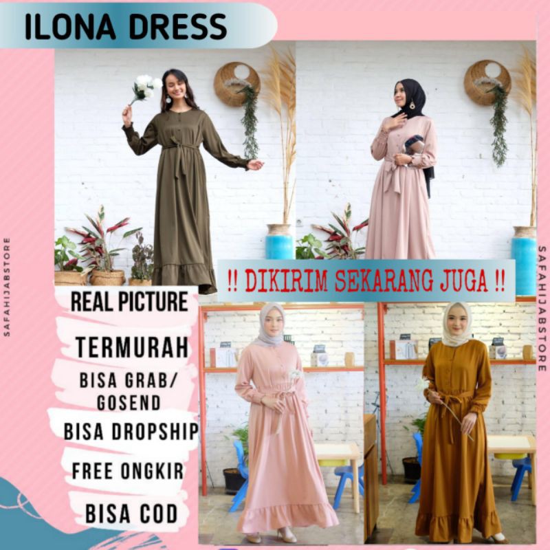 ILONA SWEET DRESS / HAZELNUT