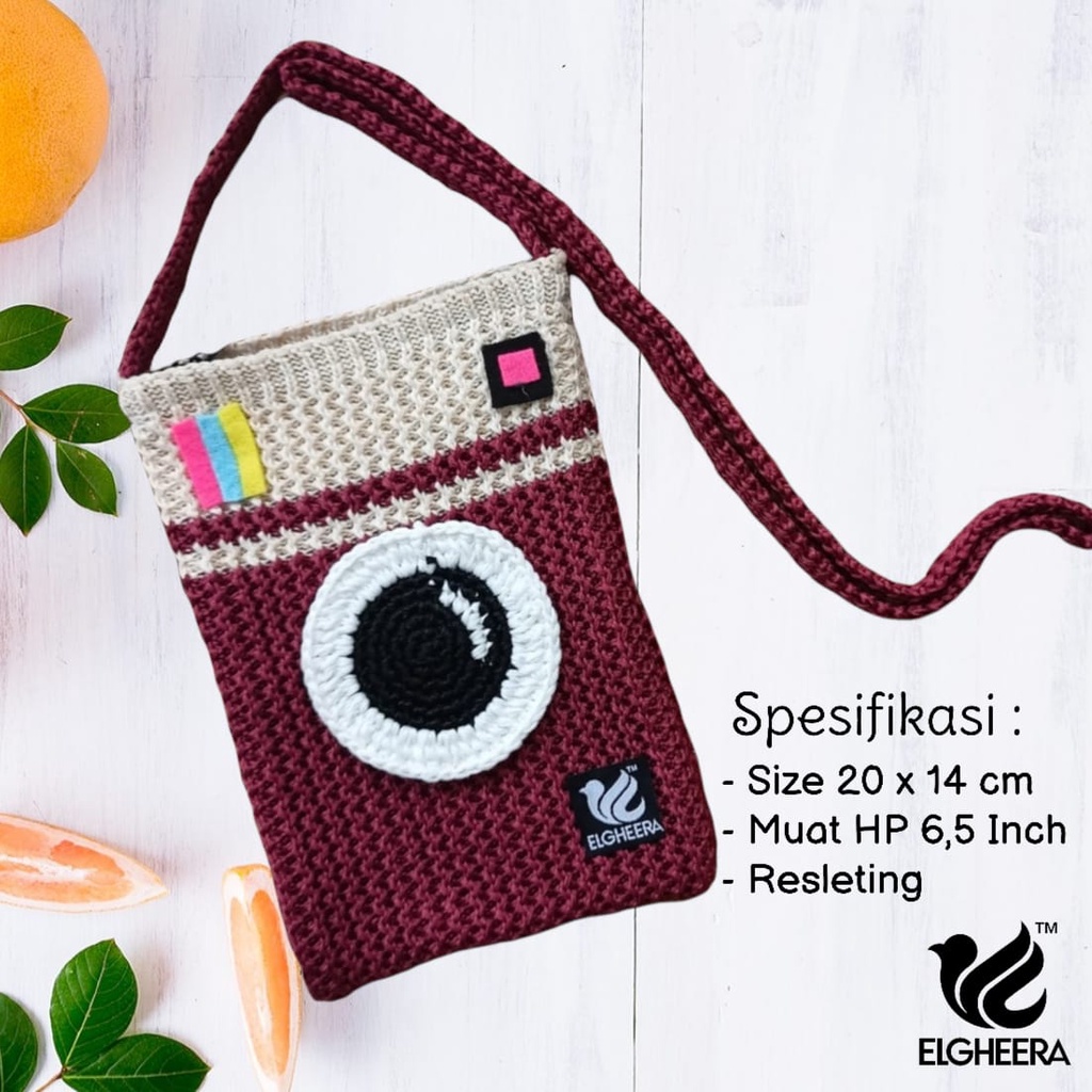 Tas Rajut IG Mini / Tas Rajut Instagram HP