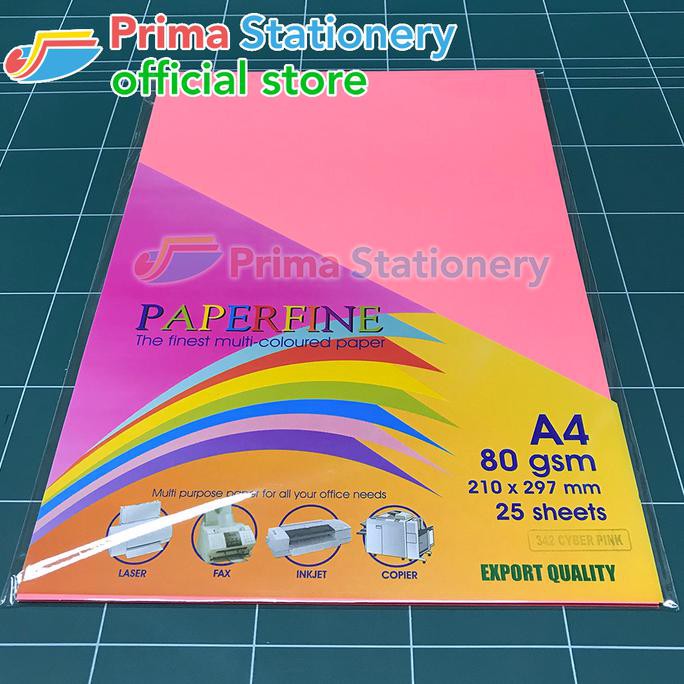 

Kertas HVS Warna Paperfine Cyber Pink