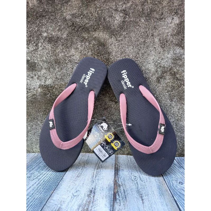  Sandal  jepit hitam tali  maroon Shopee Indonesia