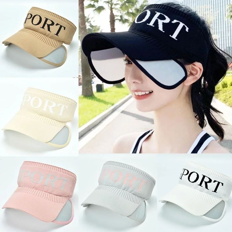 Topi Golf Senam Pantai Import Korea Rajut Karet