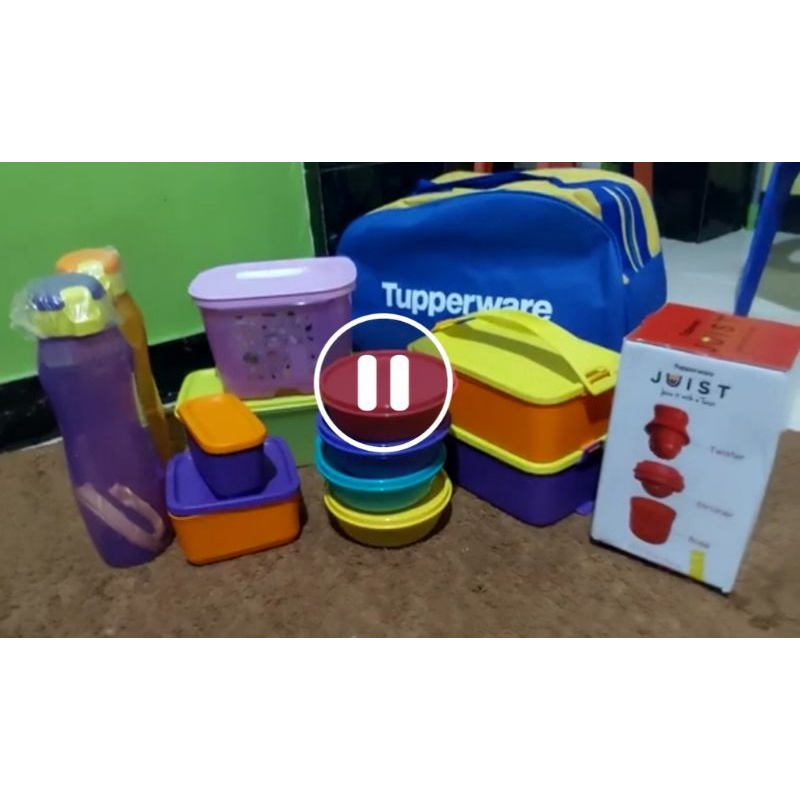 Paket Tupperware set Tas