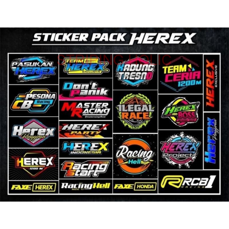 STIKER PACK HEREX