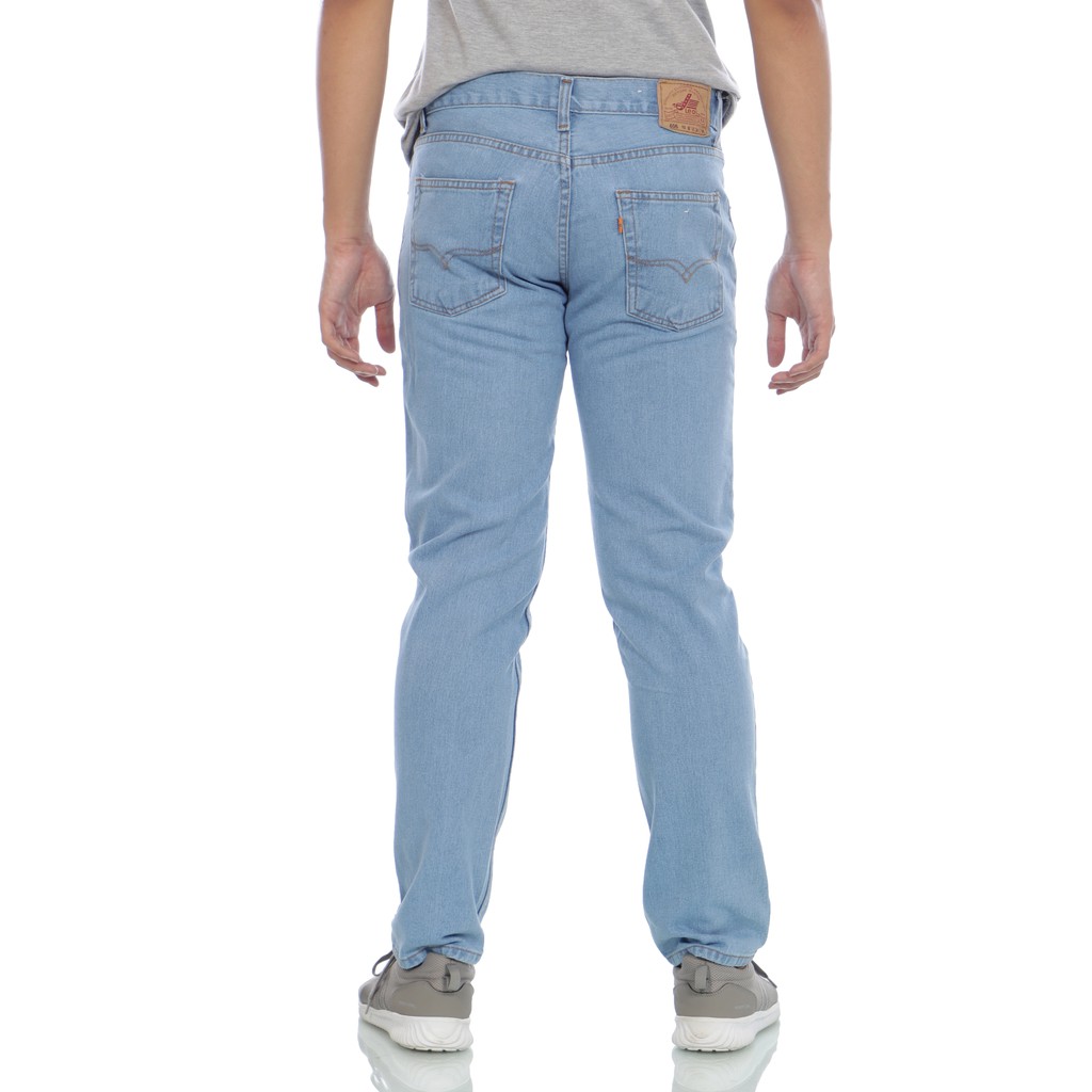 celana jeans panjang pria standar reguler