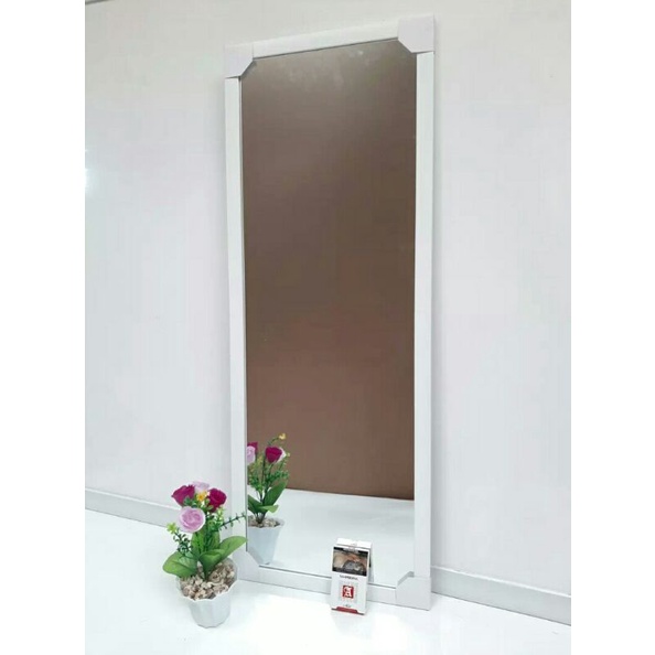 CERMIN RiAS/CERMiN DINDING(35×90)ful Body-Putih minimalis