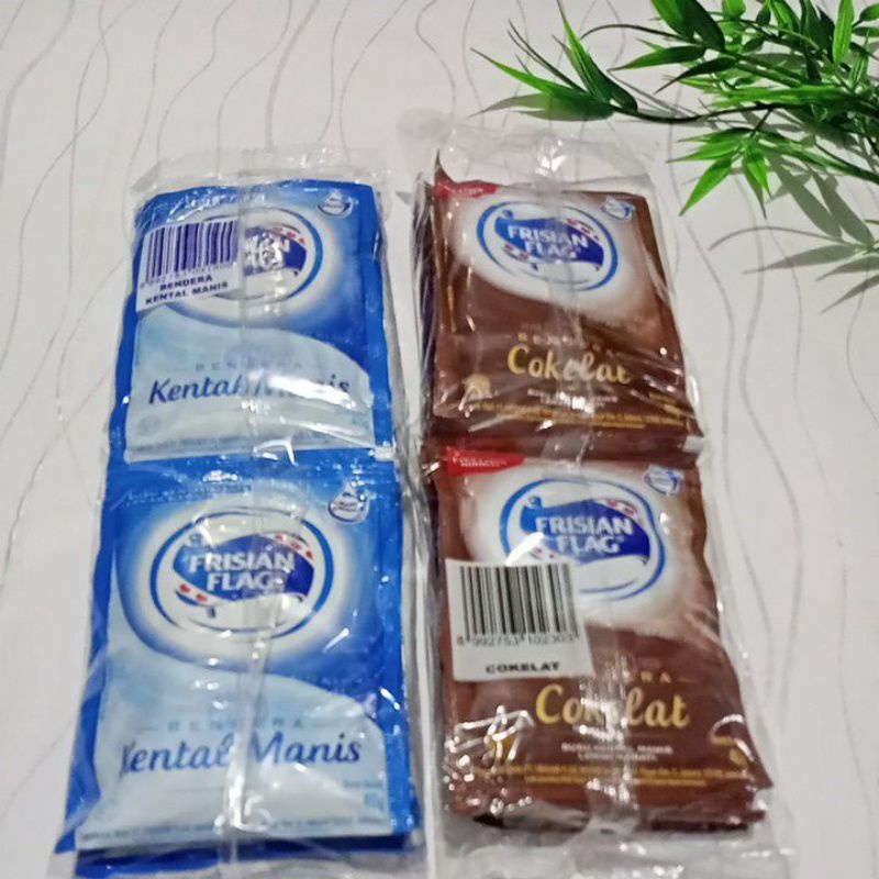 Jual Susu Kental Manis Frisian Flag Renceng Isi 6 Sachet 40g Indonesia