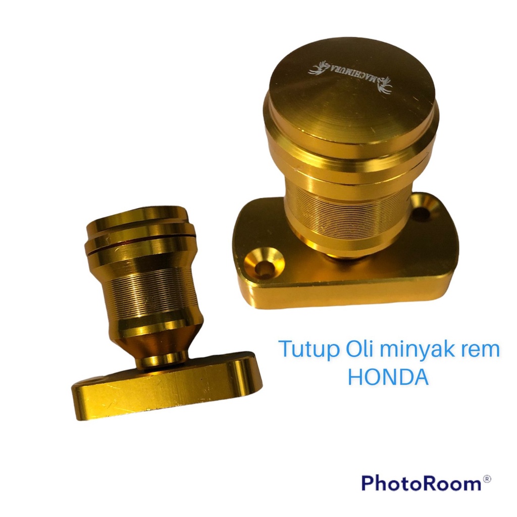 TUTUP MINYAK REM STEMPEL MINYAK REM HONDA MODEL STEMPEL BUAT SEMUA MOTOR HONDA - GOLD