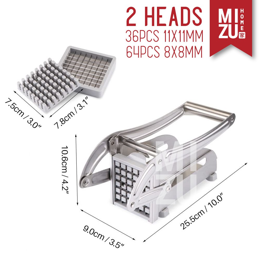 MIZU LA PRENSA Potato French Fries Cutter MANUAL Alat Pemotong Kentang KFC-4