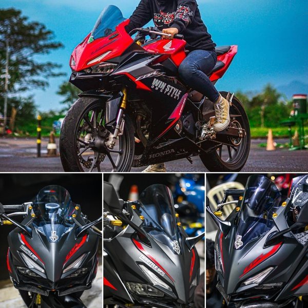 Readyy Visor honda cbr 150 k45r 2021 Visor cbr 150 2021 winshield cbr 150 k45r 2021 mika kaca depan