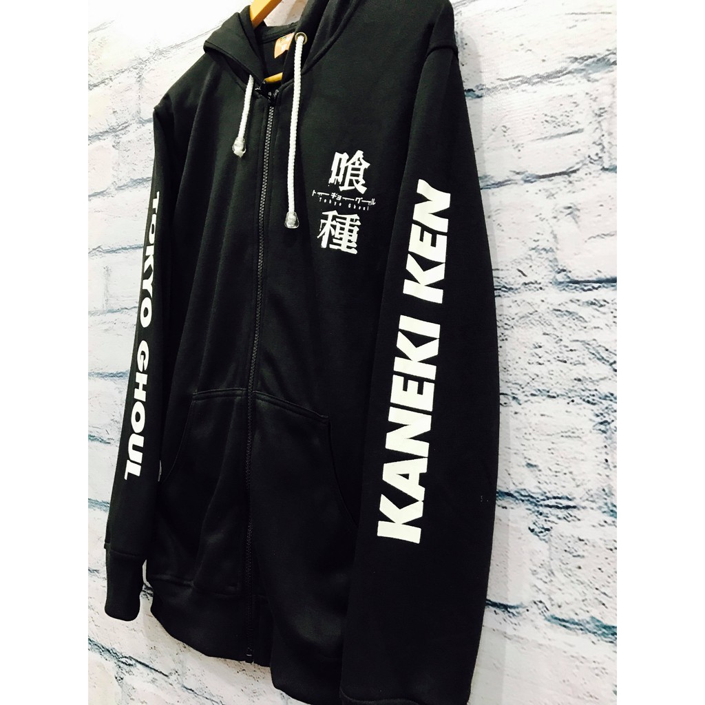 Jaket Anime Tokyo Ghoul Casual Black Cotton fleece