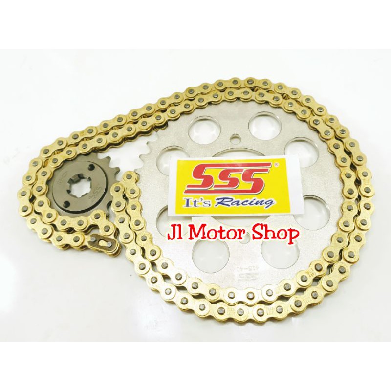 Gir Gear Set SSS Gearset Girset Sss 415 / 428 Supra X 110 Grand Honda 70 Lagenda Honda Win