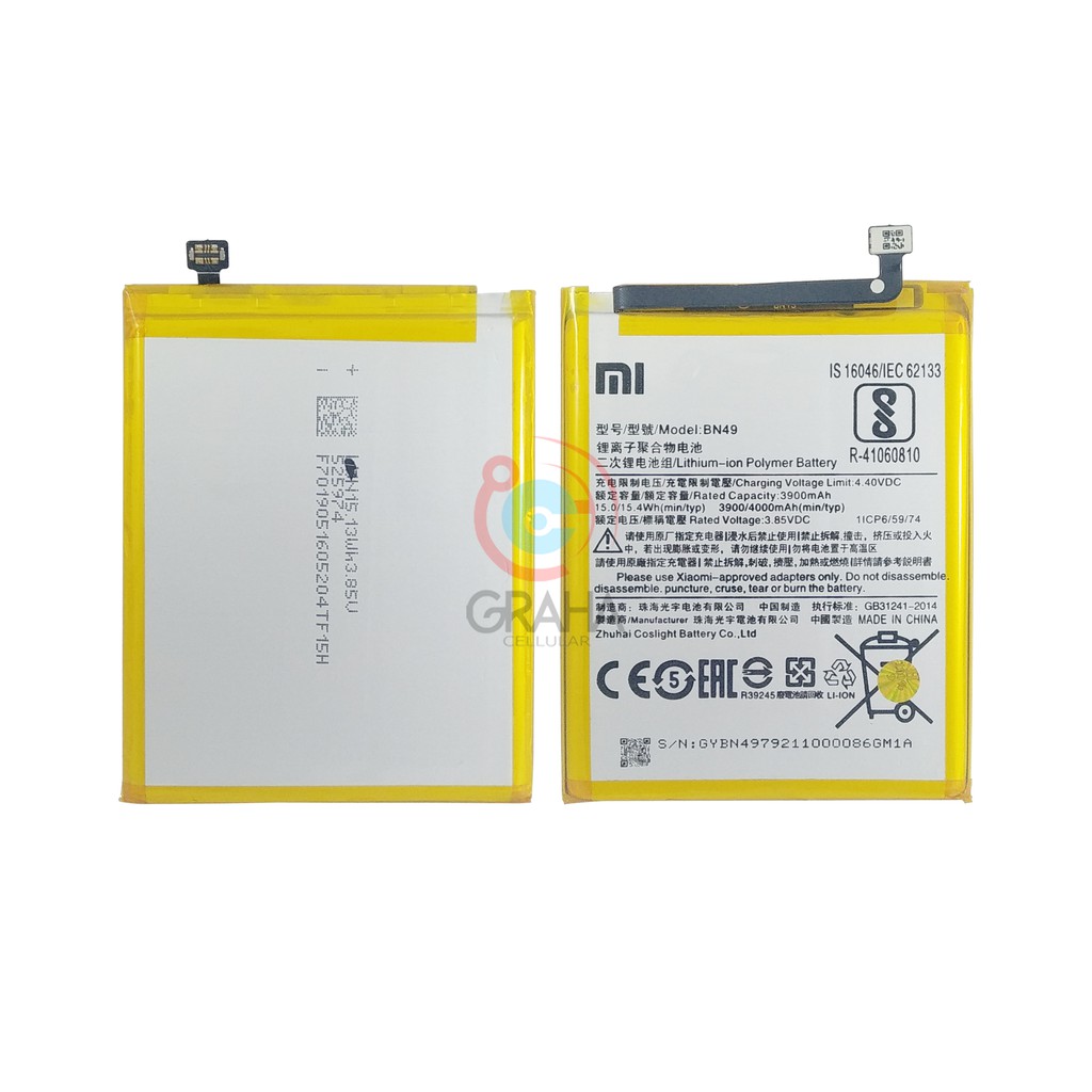 BATERAI / BATTERY / BATRE XIAOMI REDMI 7A / BN-49 ORI