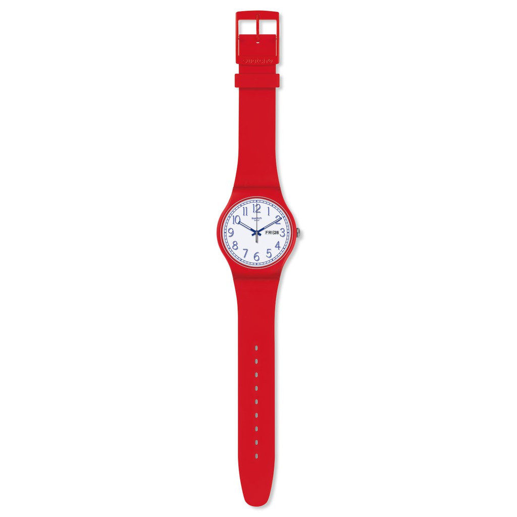 SWATCH SUOR707 Jam Tangan Wanita Original Red Me Up