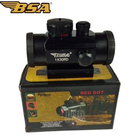 TELESKOP REDOT BSA 1X30 RD / TELESCOPE RED DOT BSA TERMURAH