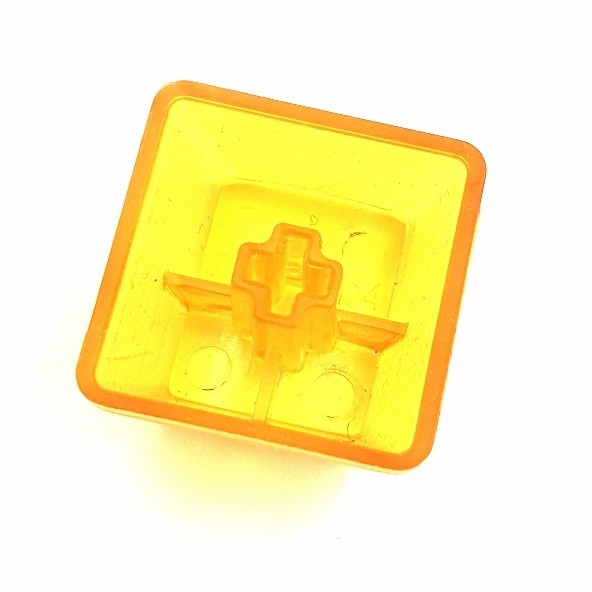 Keycap CLV 1U yellow polos blank replacement keyboard button tombol