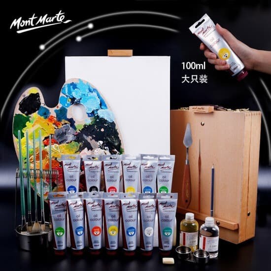 

Mont Marte Oil Colour Paint / Cat Minyak 100ml MontMarte color