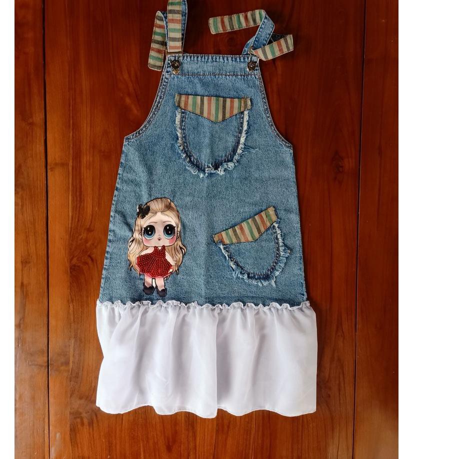 INS 703 Overall Anak Bisa COD Overall Jeans Anak Overall Jeans Anak Perempuan ..