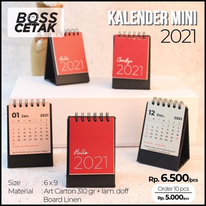 

Sp Kalender Mini 2021 Kalender Meja Mini Calendar