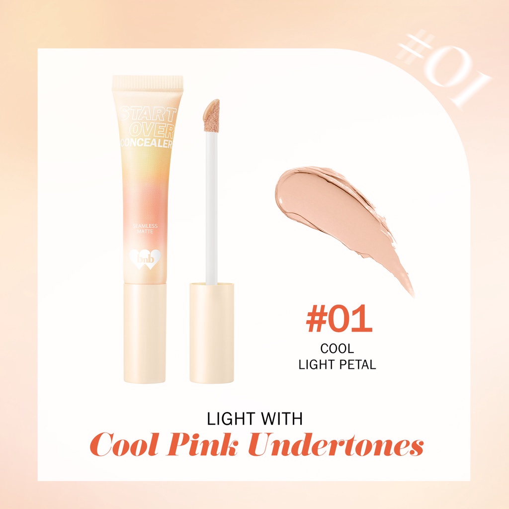 BNB barenbliss Korean Bloomatte Start-Over Concealer「Full Converage | Tahan Lama 24 Jam」