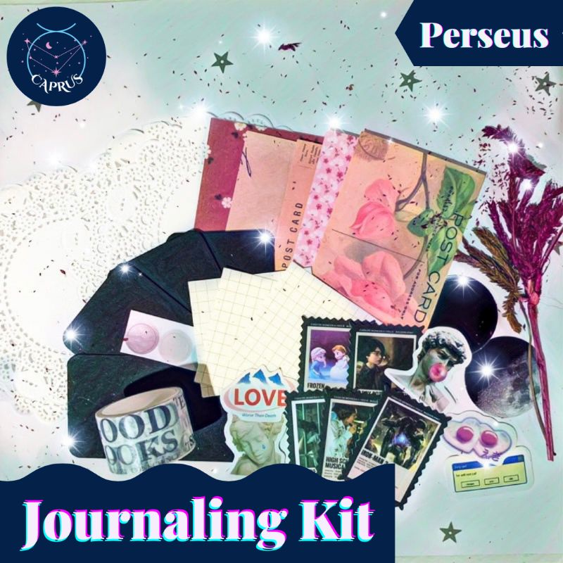 

JOURNALING KIT | 46 PCS JOURNALING ITEMS | SCRAPBOOK KIT | BULLET JOURNAL | SPACE JOURNAL | AESTHETIC GIFTSET | CAPRUS INDONESIA