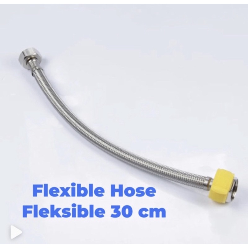 SPEC Selang Fleksible Flexible Hose Anyam 30 cm / Selang Wastafel 30cm