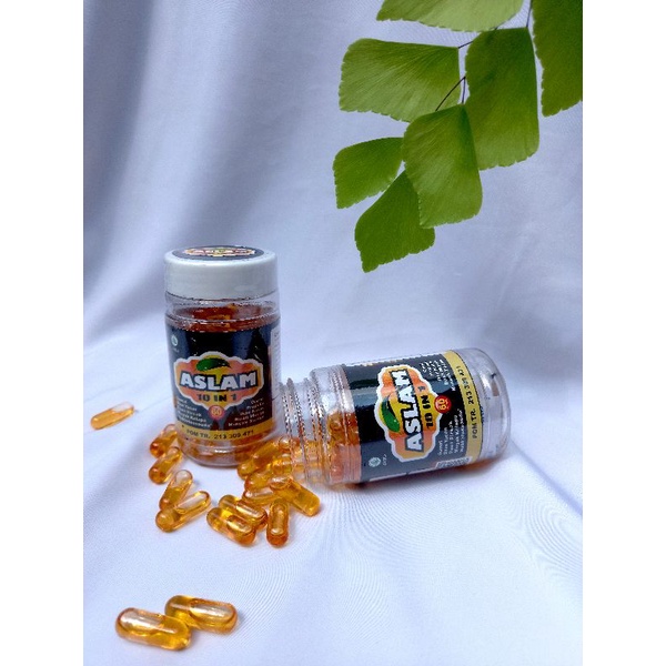ASLAM 10 in 1 | Kapsul Habbatussauda 10 ramuan herbal dalam 1 kapsul
