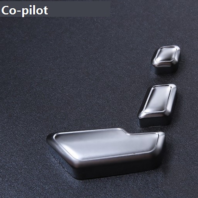 Car Zinc Alloy Door Seat Adjust Button Switch Cover Sticker Trim for Benz C E GLK GL ML Class W204 W212 W218 Accessories