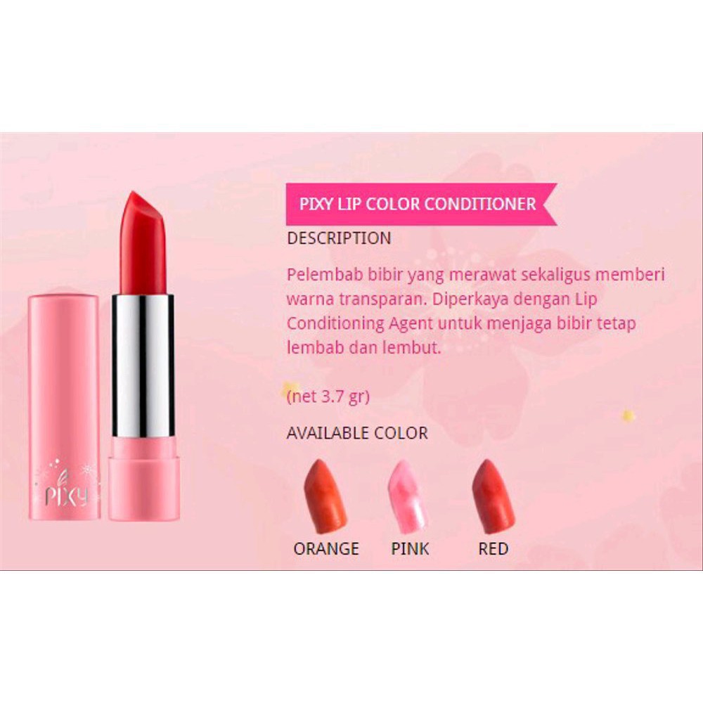 PIXY LIP COLOR CONDITIONER 3.7GR