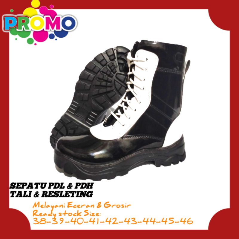 SEPATU PDL PROVOS POLRI-SEPATU PDL PKD MURAH-SEPATU PKD-SEPATU PROVOS POLISI