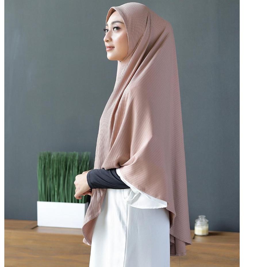 Terbagus.. Raina Signature Bergo Daily NOURA  Syar'i Anti Tembem Special Knit Series