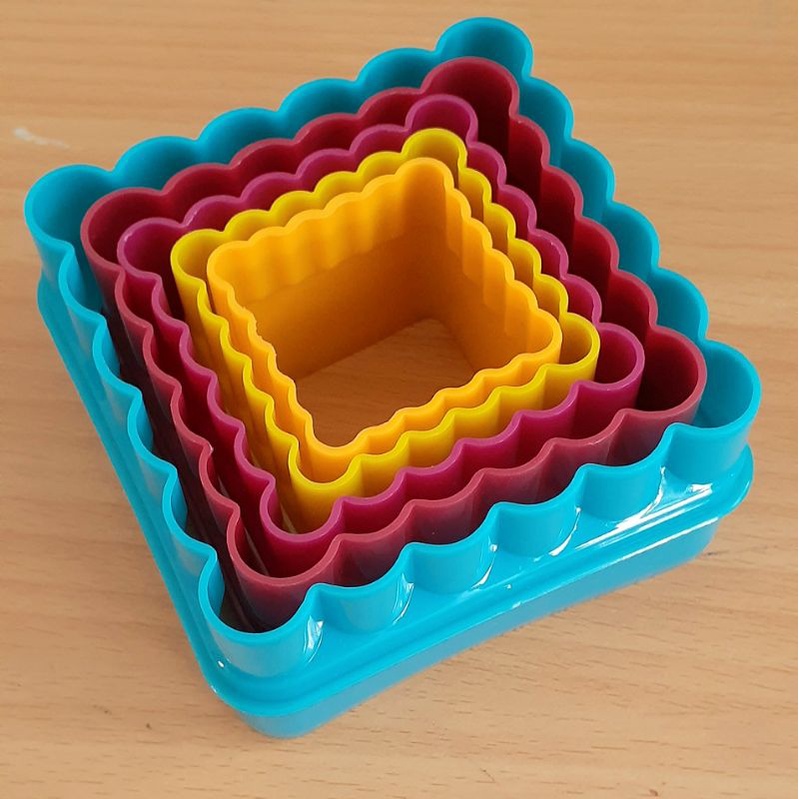 GC Cookie cutter Kotak Cookie fondant cutter kotak