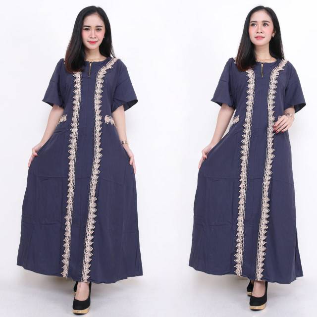 Gamis renda jlamprang