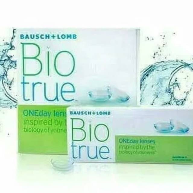 Softlens bejing 1day BIO TRUE/soflen bausch&amp;lomb/soflens bening harian baus &amp; lom -1.00 s/d -9.00