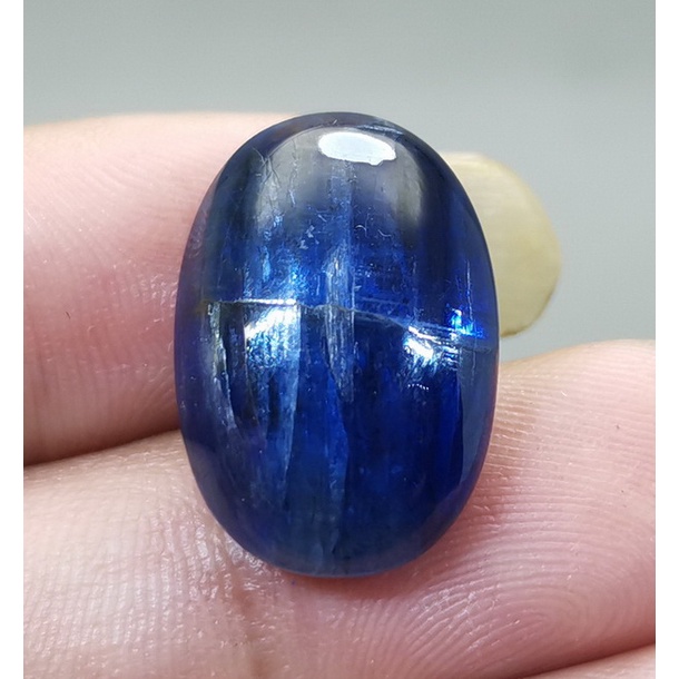 Batu Akik Permata Asli Blue Kyanite Safir Ausie