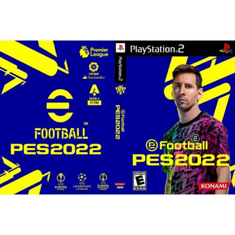 kaset game ps2 pes 2022 update terbaru dvd game ps2 efootball 2022