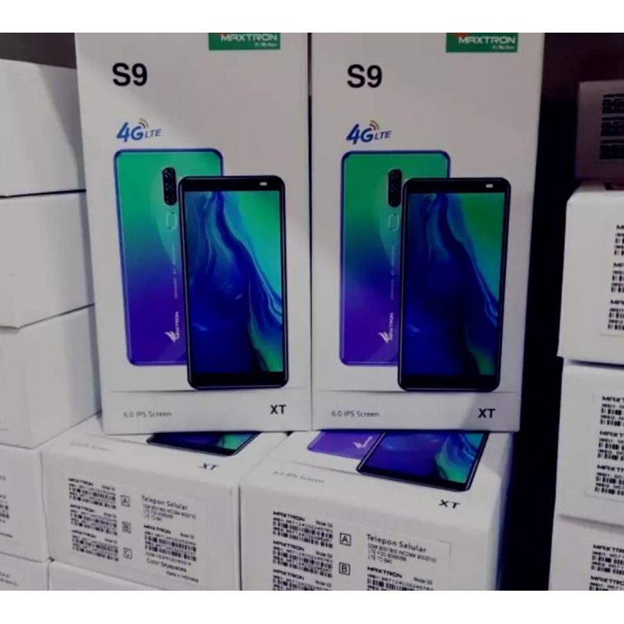 Maxtron S9 XT 4/32 - Ram 4GB Rom 32GB - Baru - Garansi Resmi - Sky Blue - Sky Space