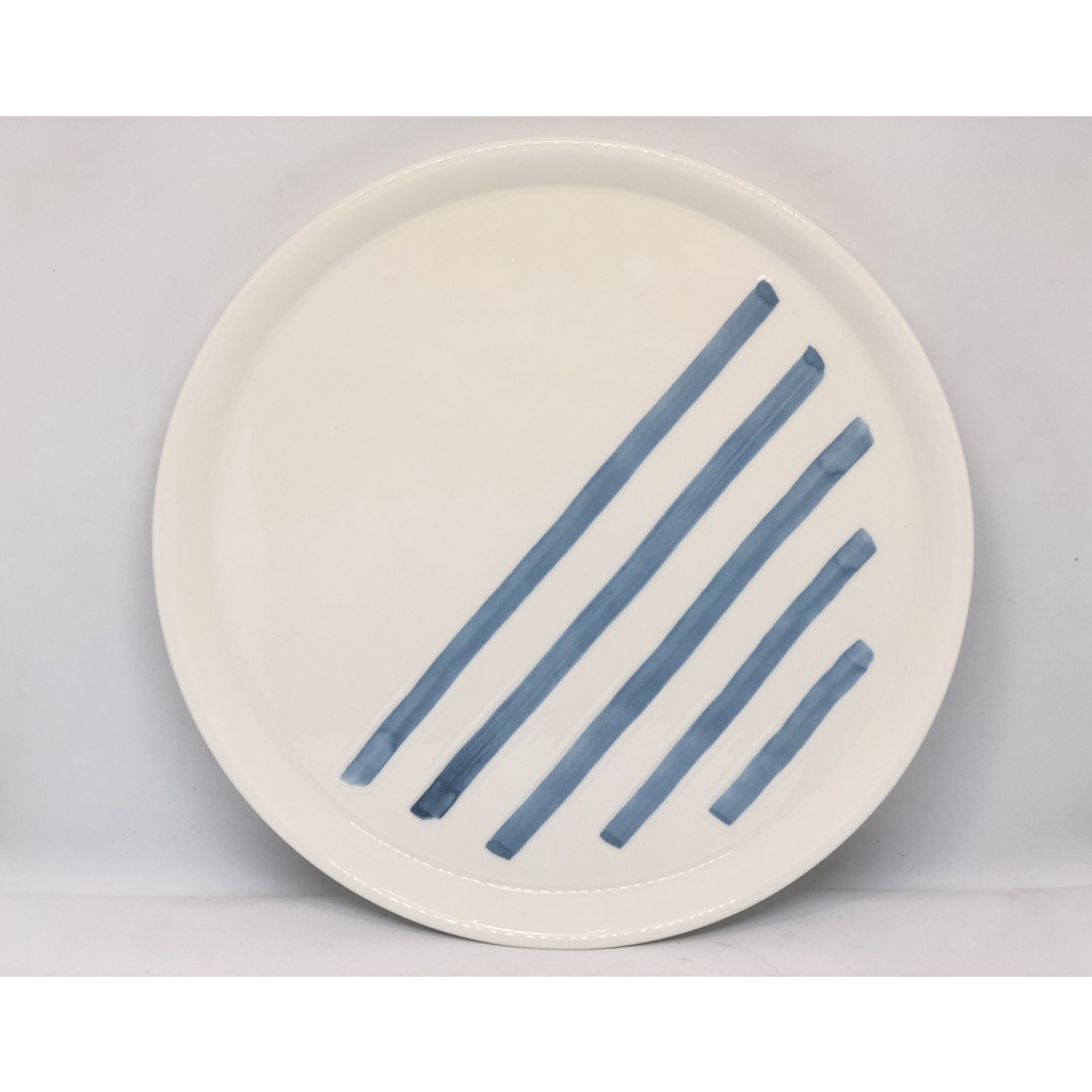 Piring Makan Cafe - Dinner Plate Jacque Blue