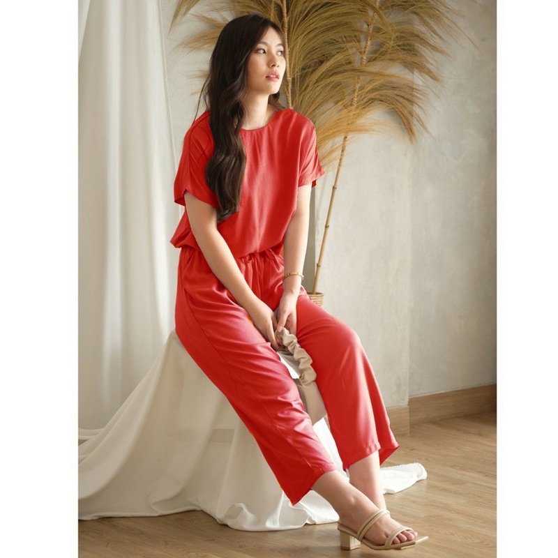 MERRY SET loungewear / baju rumah / baju piyama wanita