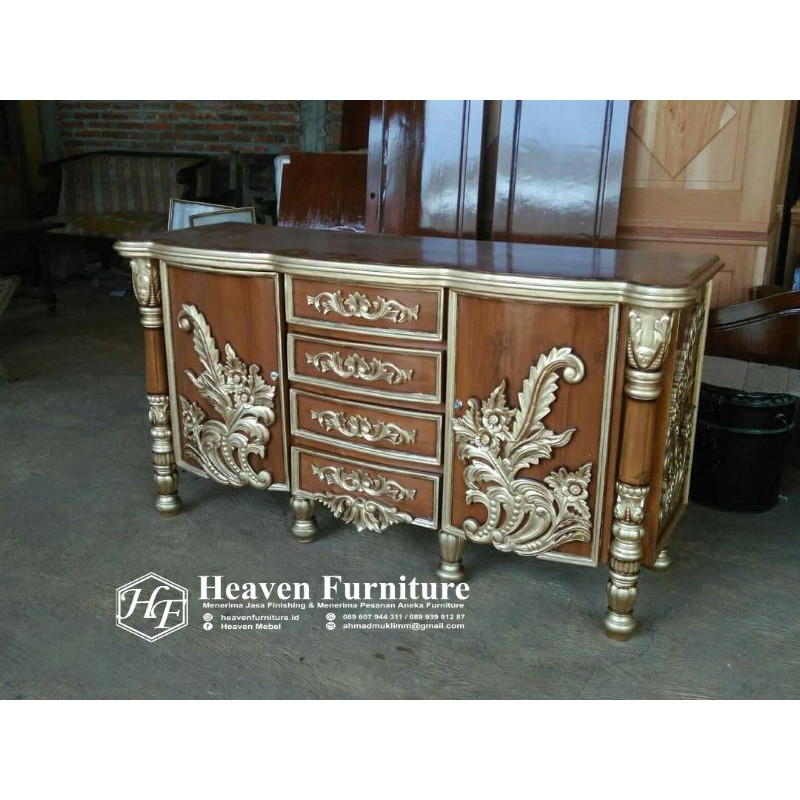 Bufet tv ukir jepara, bufet tv ,bufet hias